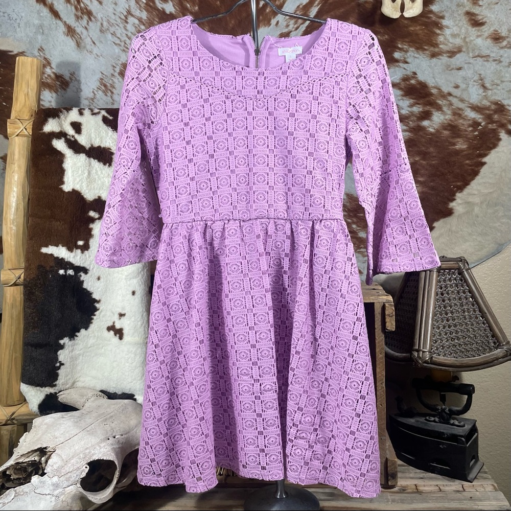 Xhilaration Lavender Long Sleeve Dress